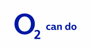 o2 Logo mit Claim